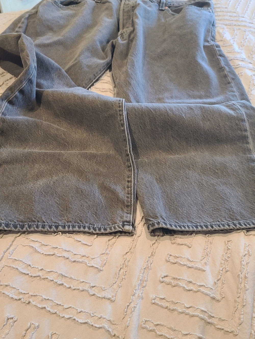 Levi's 501 Straight Men's Washed Black Jeans - Picture 5 of 6